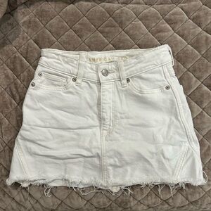 American Eagle Outfitters White Jeans skirt